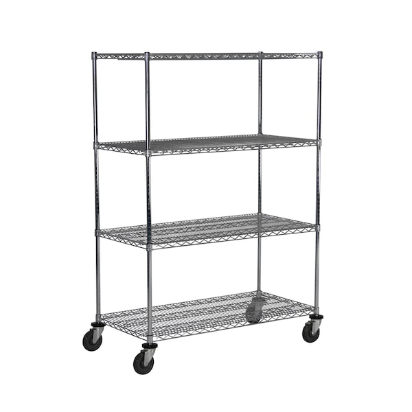 MB Unit, w/Casters, 4-Shelf, 24x36x69